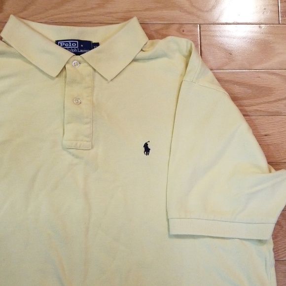 Polo Ralph Lauren Yellow Polo Shirt XL - Picture 2 of 6